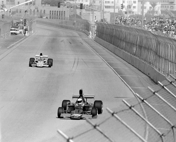 Framed Print : Racers at Inaugural Grand Prix of Long Beach 1975 Framed Print : Racers at Inaugural Grand Prix of Long Beach 1975