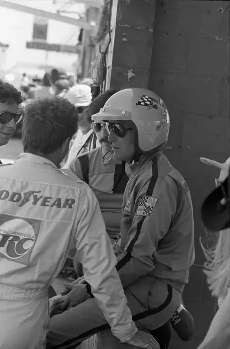 Framed Print : A racing Paul Newman Framed Print : A racing Paul Newman