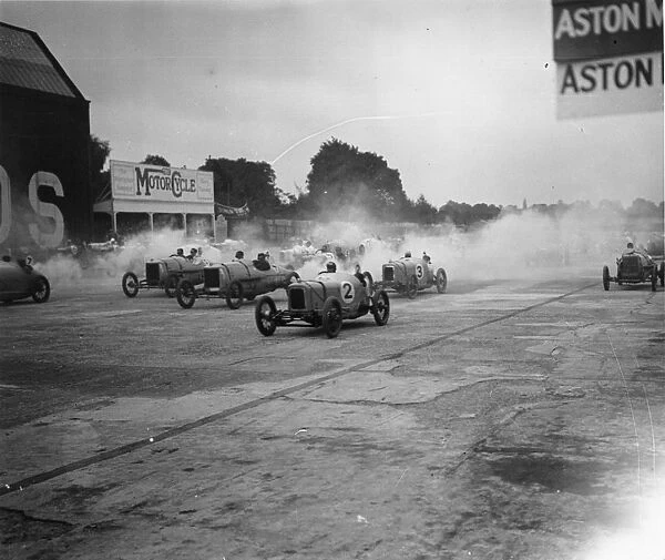 Racing Start. 20th September 1924: Start of the Junior Car Clubs International