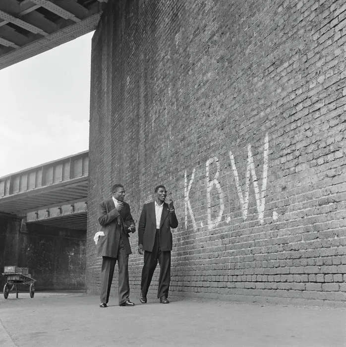 Framed Print : Racist Graffiti In Brixton