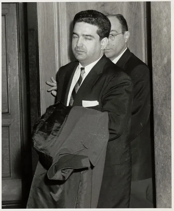 Framed Print : Racketeer Harry Gross Eyeing Reporters Framed Print : Racketeer Harry Gross Eyeing Reporters