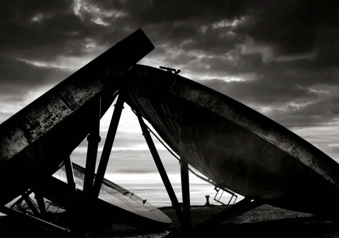 Framed Print : Radar dishes Framed Print : Radar dishes