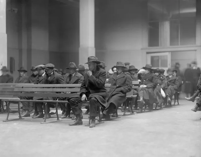 Framed Print : Radicals Awaiting Deportation Framed Print : Radicals Awaiting Deportation
