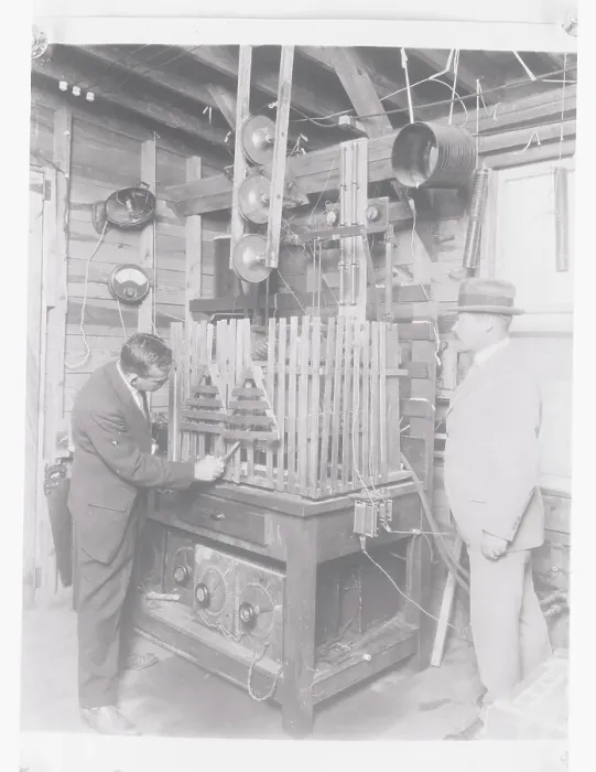 Framed Print : Radio Experiment with Short Wave Transmitter Framed Print : Radio Experiment with Short Wave Transmitter