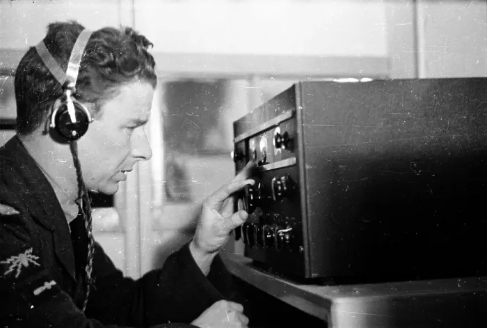 Framed Print : Radio Operator Framed Print : Radio Operator