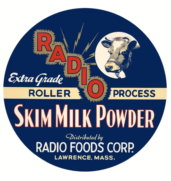 Framed Print : Radio Skim Milk Powder Framed Print : Radio Skim Milk Powder