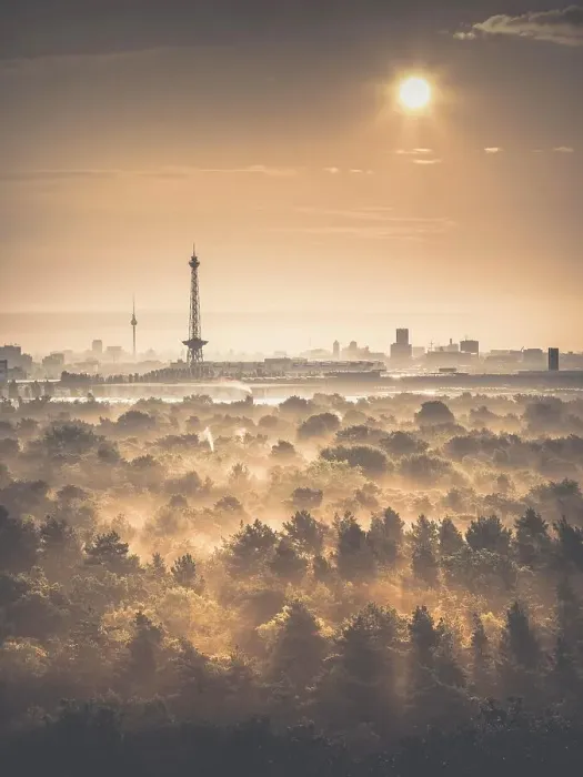 Framed Print : Radio Tower and TV Tower Berlin, Berlin, Germany