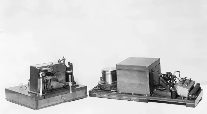Framed Print : Radiotelegraph Receivers Framed Print : Radiotelegraph Receivers