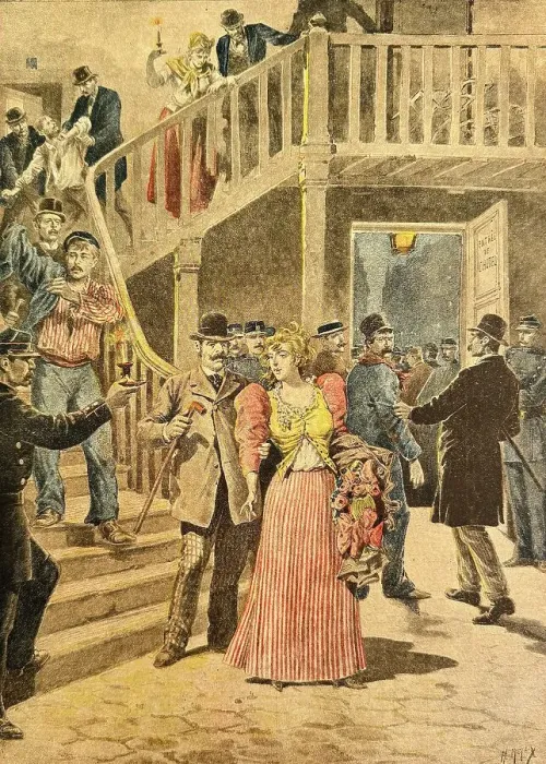 Framed Print : Raid in a hotel