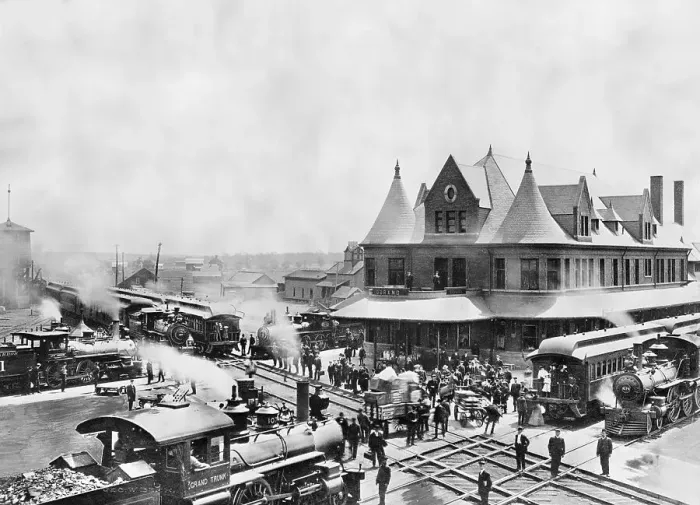 Framed Print : Railroad Depot Framed Print : Railroad Depot