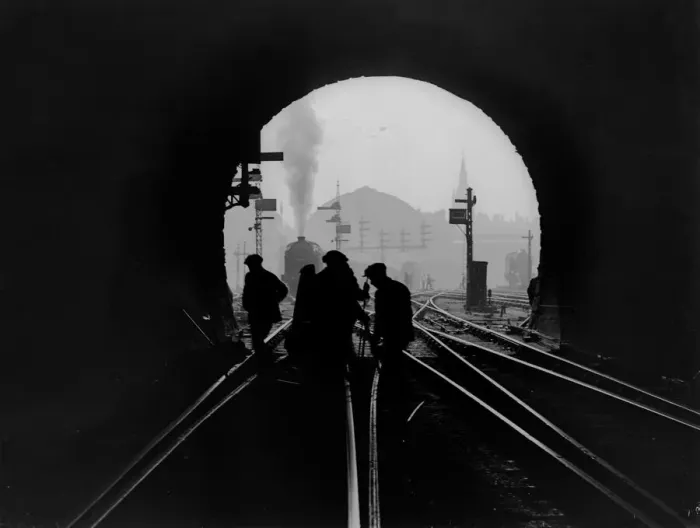 Framed Print : Railroad Repairs