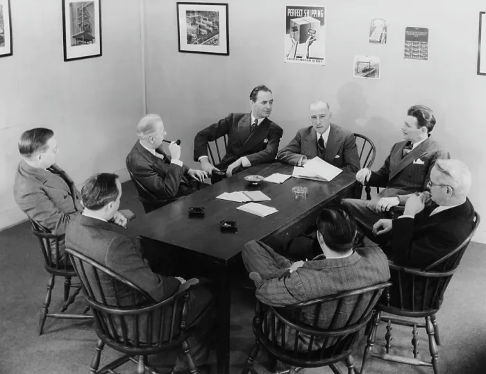 Framed Print : Railway Executives Framed Print : Railway Executives