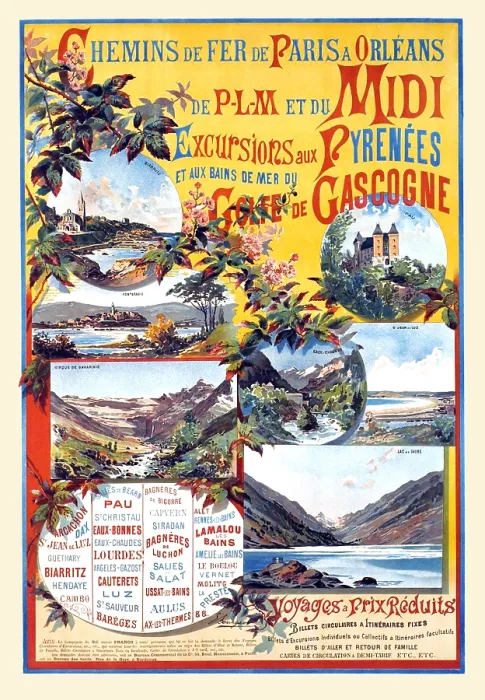 Framed Print : Railway from Paris to Orléans from PLM Framed Print : Railway from Paris to Orléans from PLM
