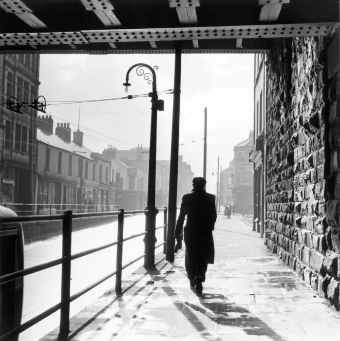 Framed Print : Railway Walk under a railway bridge in the dockland area of Cardiff Framed Print : Railway Walk under a railway bridge in the dockland area of Cardiff