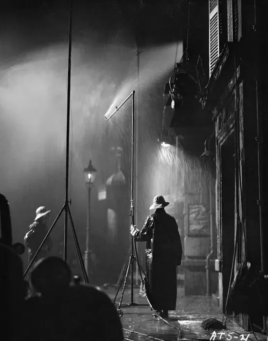 Framed Print : The Rain Scene In Hollywood