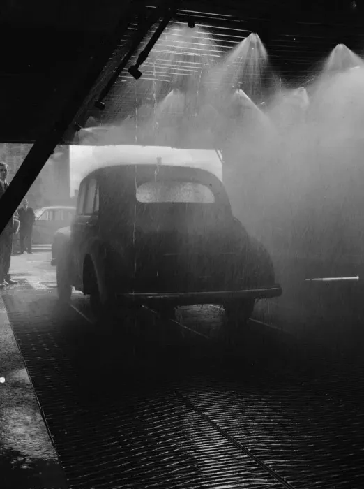 Framed Print : Rain Test For Car Framed Print : Rain Test For Car