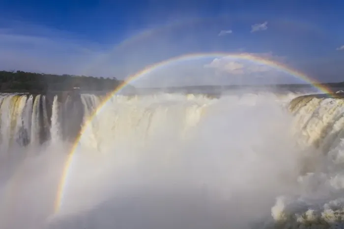 Framed Print : Rainbow over the Devils Throat, Iguazu Falls Framed Print : Rainbow over the Devils Throat, Iguazu Falls