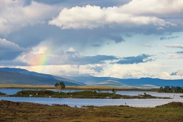 Rainbow over Loch Ba, Glencoe, Highland