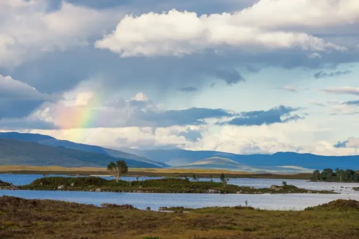 Framed Print : Rainbow over Loch Ba, Glencoe, Highland Framed Print : Rainbow over Loch Ba, Glencoe, Highland