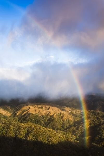 Rainbow over Monteverde cloud forest, Costa Rica