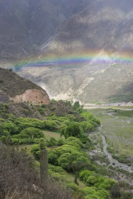 Framed Print : Rainbow over the Quebrada de Escoipe valley, Salta Province, Argentina Framed Print : Rainbow over the Quebrada de Escoipe valley, Salta Province, Argentina