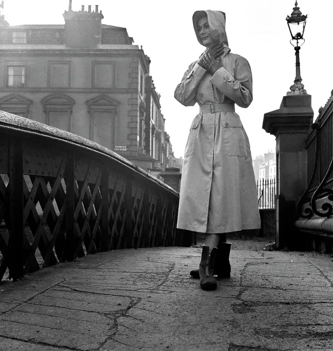 Framed Print : Raincoat Fashion by Bill Brandt
