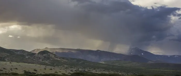 Framed Print : Rainy weather over the mountains in the evening, Mendoza province, Argentina Framed Print : Rainy weather over the mountains in the evening, Mendoza province, Argentina