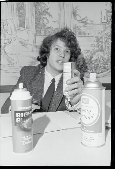 Framed Print : Ralf Hotchkiss Holding an Aerosol Can Framed Print : Ralf Hotchkiss Holding an Aerosol Can