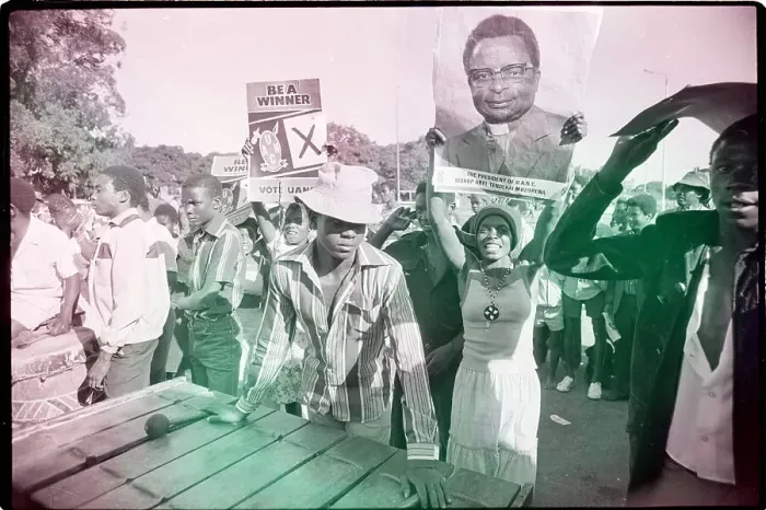 Framed Print : Rally for Elections in Rhodesia Framed Print : Rally for Elections in Rhodesia