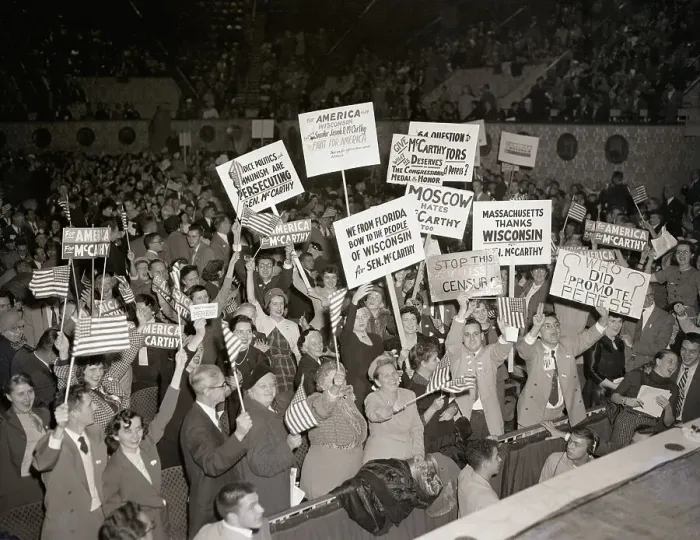 Framed Print : Rally for Senator Joesph McCarthy Framed Print : Rally for Senator Joesph McCarthy