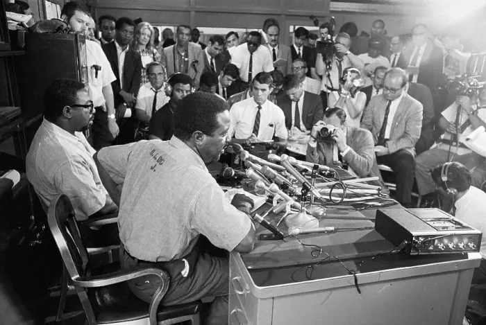 Framed Print : Ralph Abernathy Addressing Conference Framed Print : Ralph Abernathy Addressing Conference