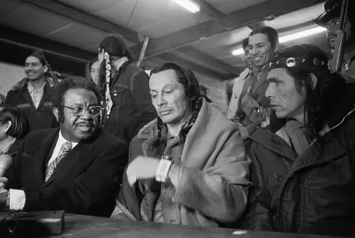 Framed Print : Ralph Abernathy, Russell Means, and Dennis Banks Framed Print : Ralph Abernathy, Russell Means, and Dennis Banks