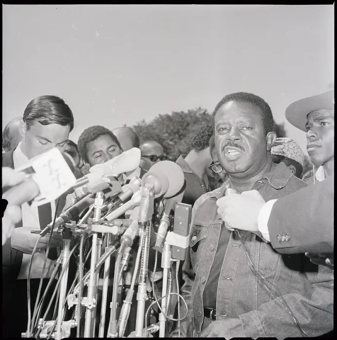 Framed Print : Ralph Abernathy Talking at Press Conference Framed Print : Ralph Abernathy Talking at Press Conference