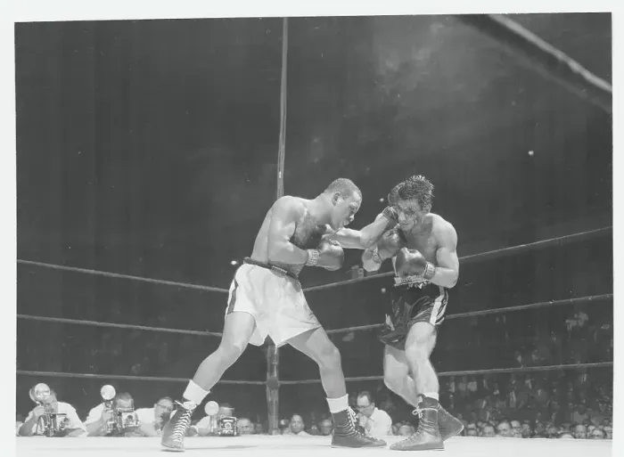 Framed Print : Ralph Jones Boxing Eduardo Lausse Framed Print : Ralph Jones Boxing Eduardo Lausse