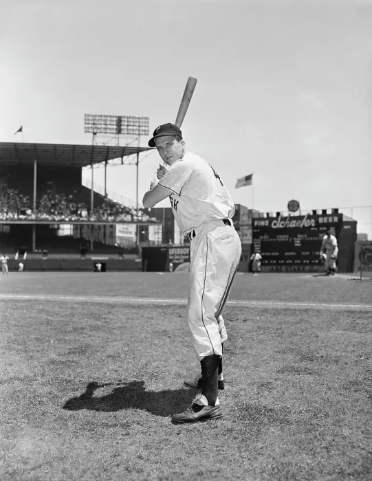 Framed Print : Ralph Kiner In Batting Stance Framed Print : Ralph Kiner In Batting Stance