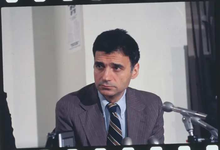 Framed Print : Ralph Nader at Press Conference Framed Print : Ralph Nader at Press Conference