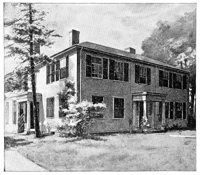 Framed Print : Ralph Waldo Emerson House in Concord, Massachusetts, United States - 19th Century