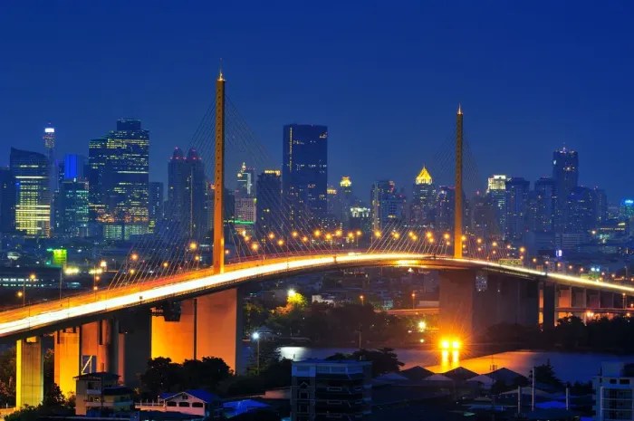 Framed Print : Rama IX bridge Framed Print : Rama IX bridge