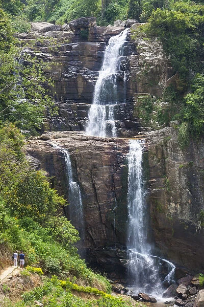 Ramboda Waterfalls near Ramboda, Central Province, Sri Lanka