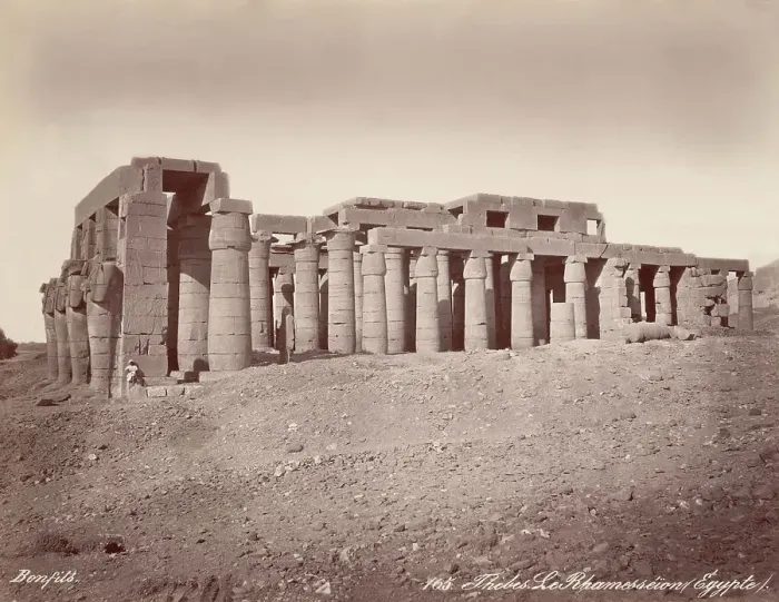 Framed Print : The Ramesseum Framed Print : The Ramesseum