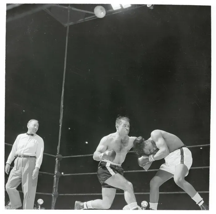 Framed Print : Ramon Fuentes Boxing Gil Turner Framed Print : Ramon Fuentes Boxing Gil Turner