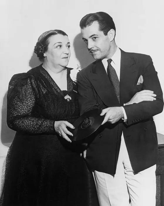 Framed Print : Ramon Novarro and Maria Grever Celebrate Her Birthday Framed Print : Ramon Novarro and Maria Grever Celebrate Her Birthday
