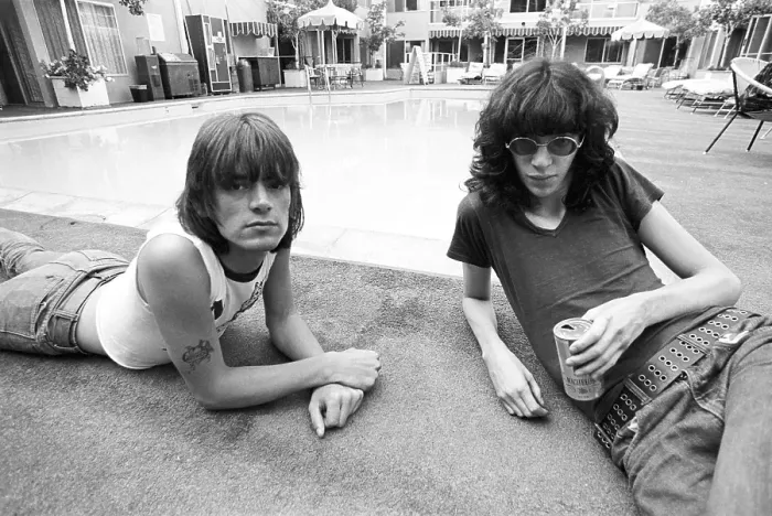 Framed Print : Ramones Lounging Poolside Framed Print : Ramones Lounging Poolside