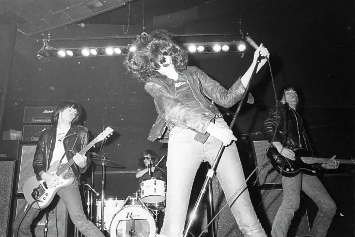 Framed Print : The Ramones Performing