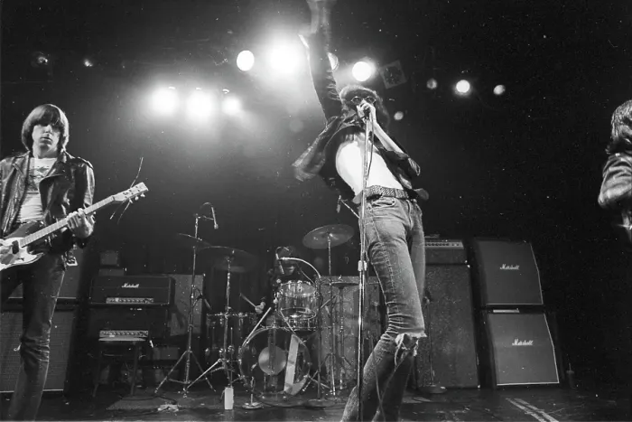 Framed Print : The Ramones Performing Framed Print : The Ramones Performing