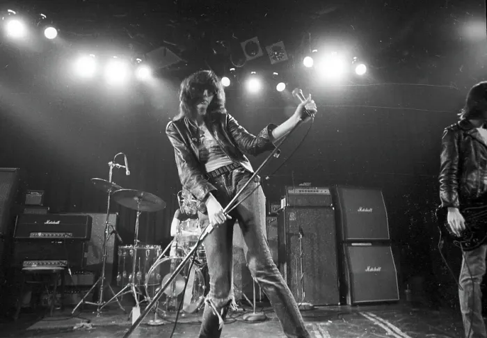 Framed Print : The Ramones Performing