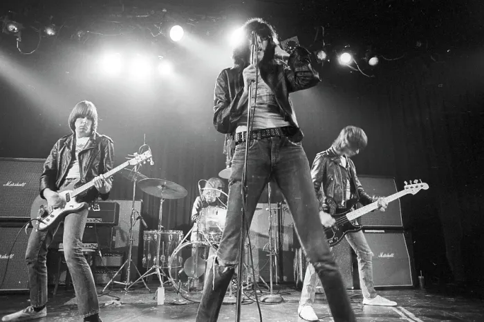 Framed Print : The Ramones Performing Framed Print : The Ramones Performing