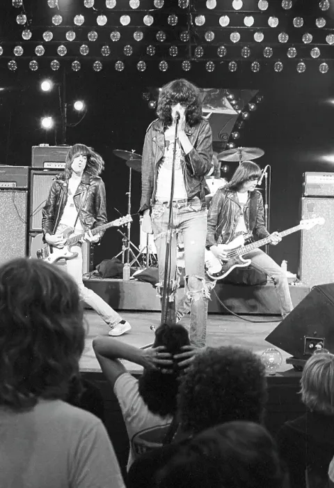 Framed Print : The Ramones Performing Framed Print : The Ramones Performing