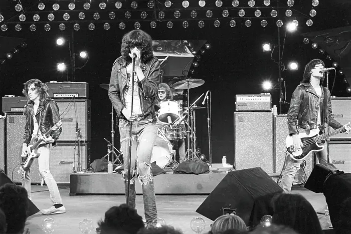 Framed Print : Ramones Performing Framed Print : Ramones Performing