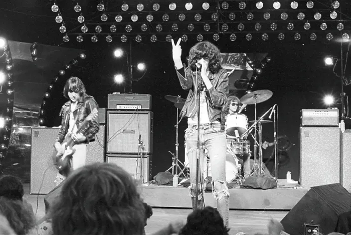 Framed Print : Ramones Performing Framed Print : Ramones Performing